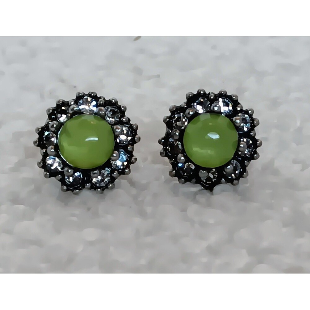 Chloe + Isabel Beau Monde Mint Green Stud Earrings 12 mm